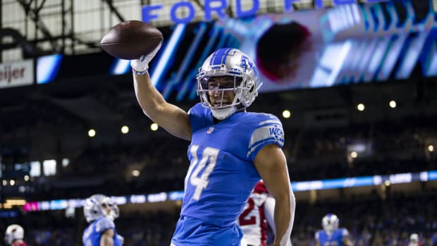 Detroit Lions wide receiver Amon-Ra St. Brown